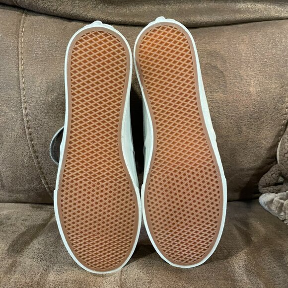 Vans Old Skool Zipper Back Gray Sneakers in Women's Size 10 - Picture 4 of 5